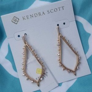 Kendra Scott Pax Rose Gold earrings NWT